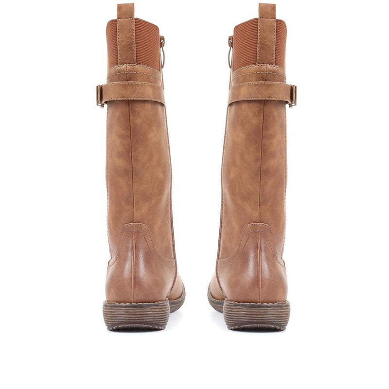 Elasticated Calf Boots - WOIL34033 / 320 788