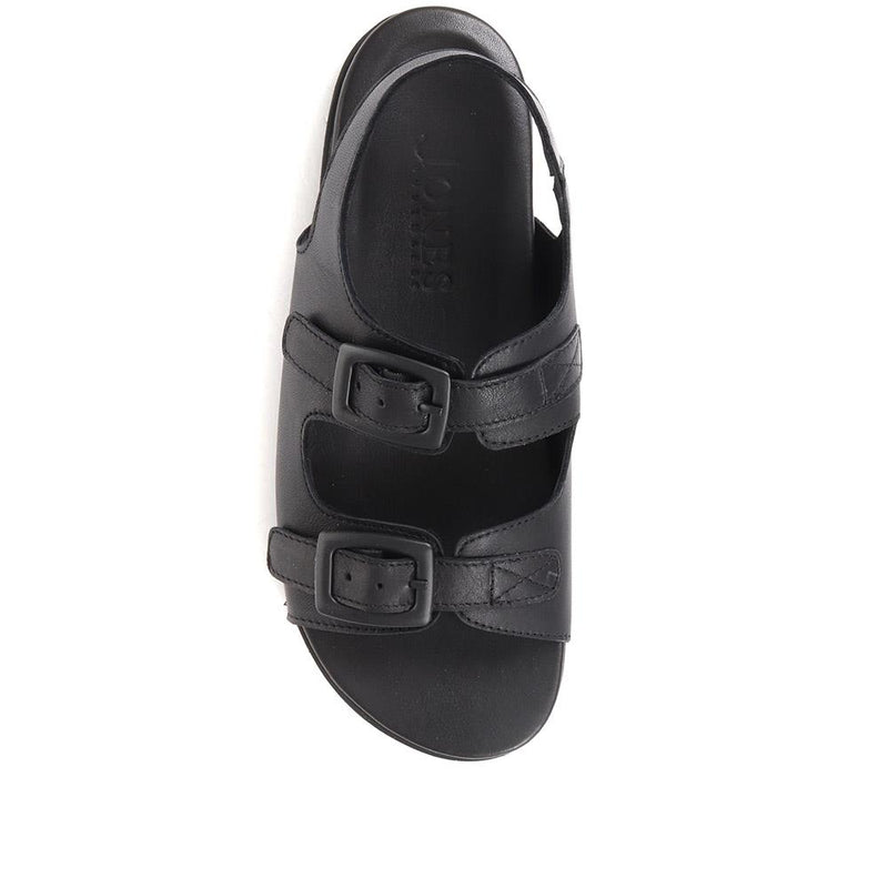 Minnie Flat Leather Sandals - MINNIE / 322 399