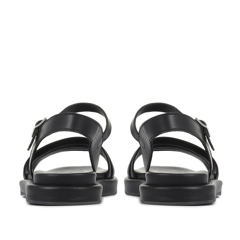 Gratia Leather Flatform Sandals - GRATIA / 322 413