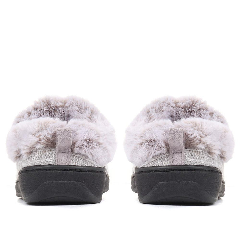 Faux-Fur Full Slippers - QING36019 / 322 513