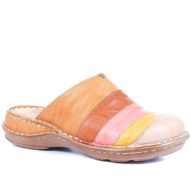 Leather Slip-On Clogs - CAY35017 / 322 038