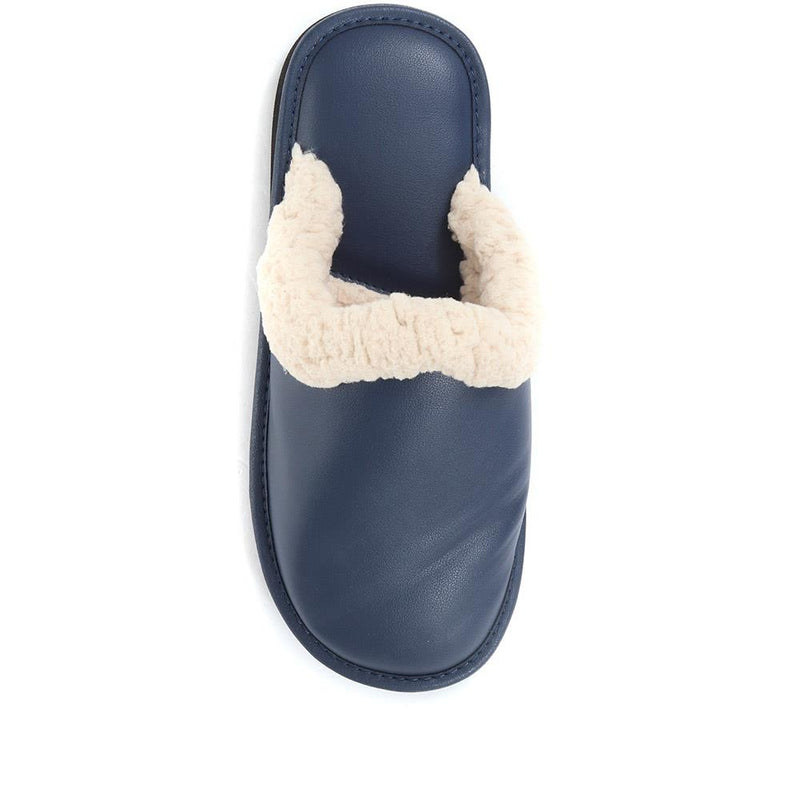 Comfortable Leather Slippers - QING36009 / 322 340