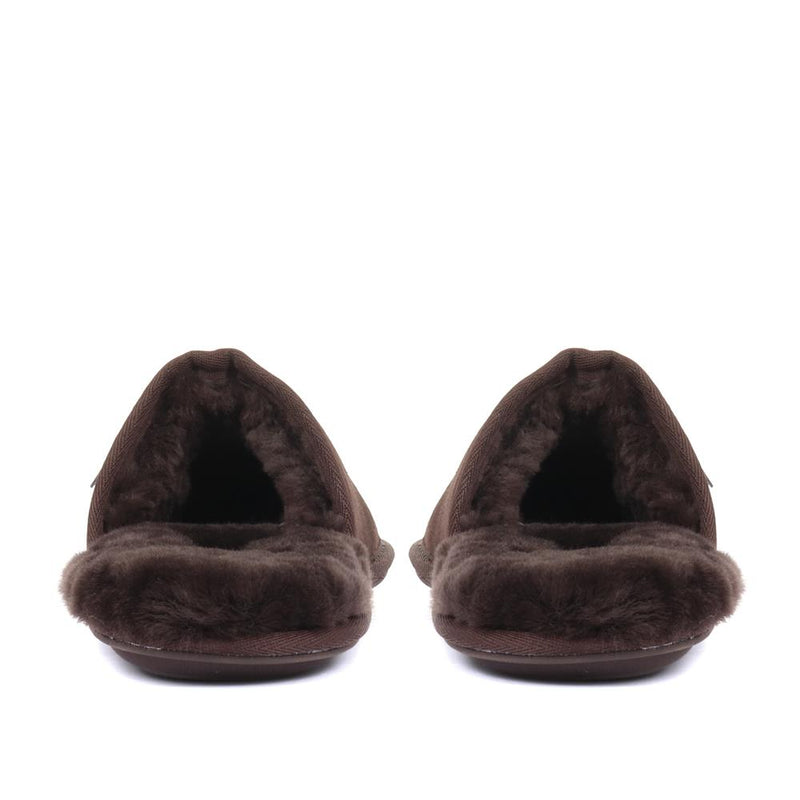 Men's Sheepskin Lined Slippers - DALBY / 319 282