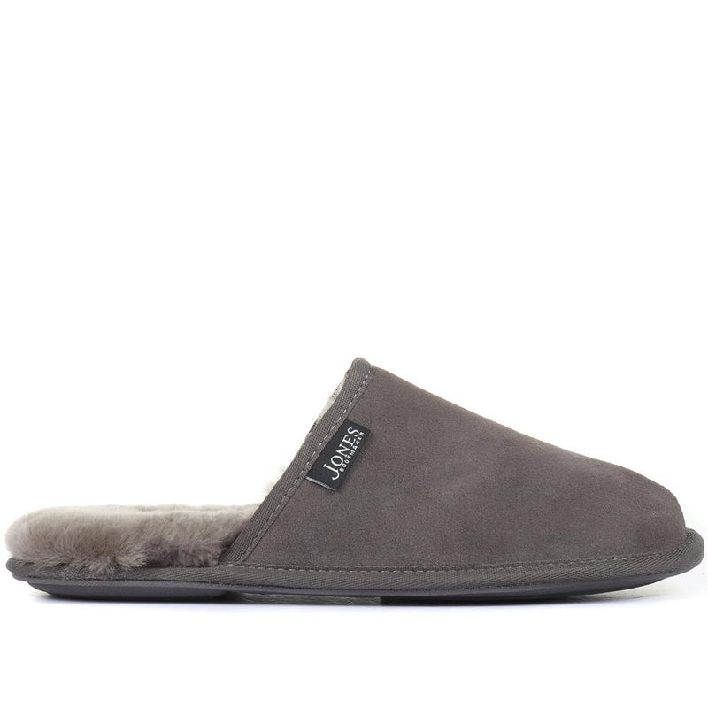 Men's Sheepskin Lined Slippers - DALBY / 319 282