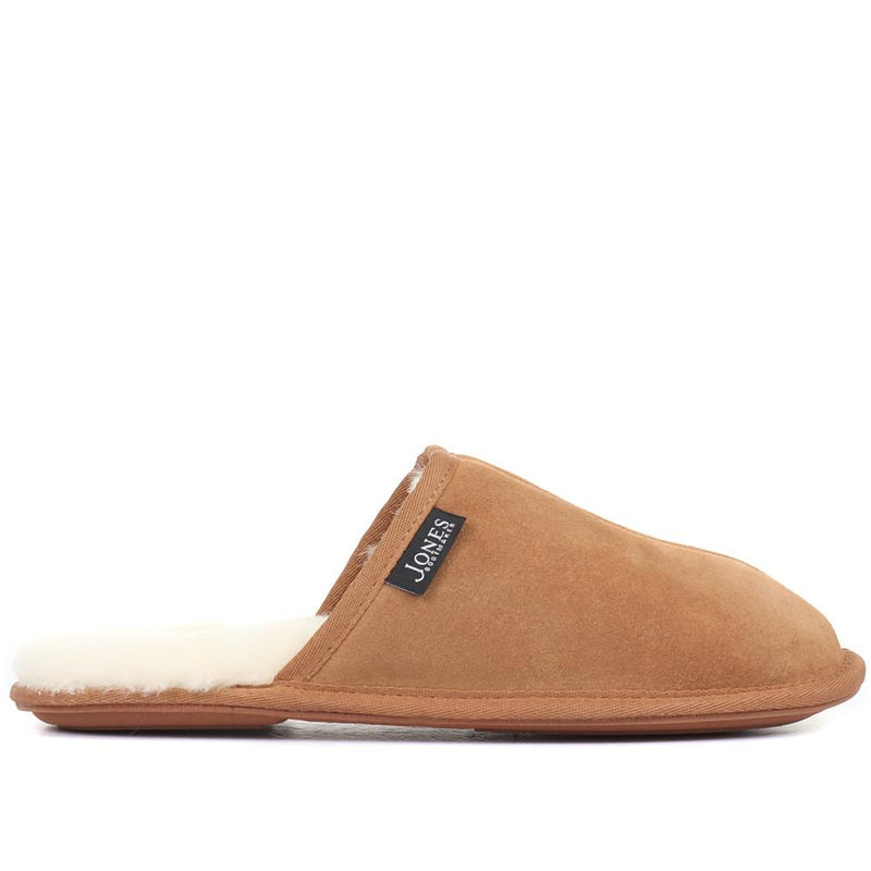 Men's Sheepskin Lined Slippers - DALBY / 319 282