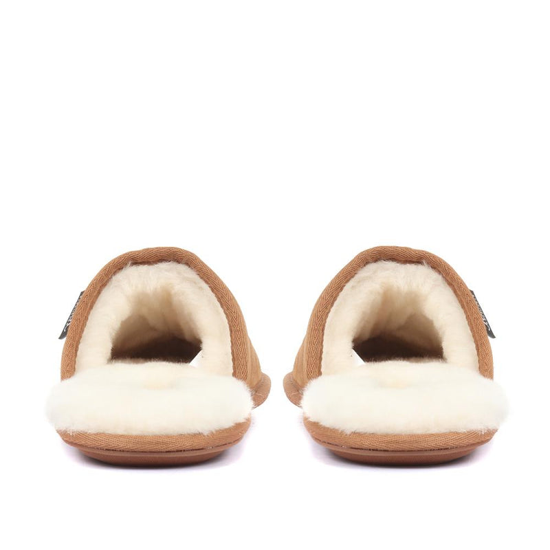 Men's Sheepskin Lined Slippers - DALBY / 319 282