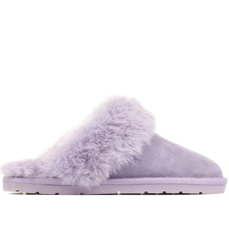 Bella-Rose Sheepskin Mule Slippers - BELLA-ROSE / 319 378