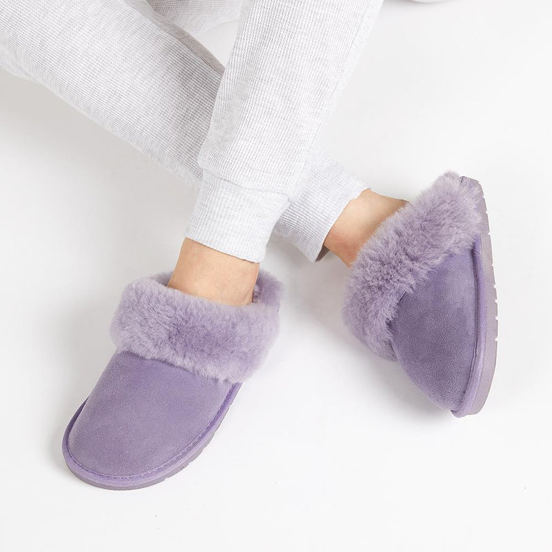 Bella-Rose Sheepskin Mule Slippers - BELLA-ROSE / 319 378