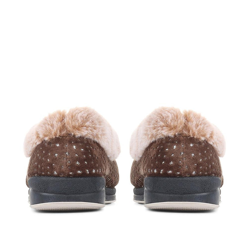 Wide Fit Full Slippers - QING36011 / 322 341