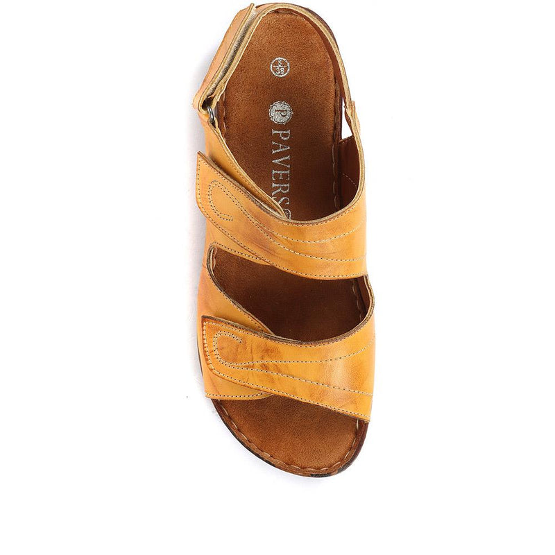 Dual Fitting Leather Sandals - LUCK33021 / 320 057