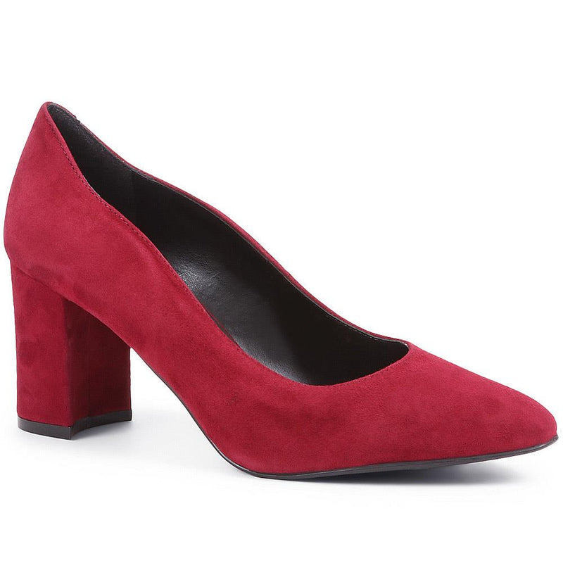 Chrystina Suede Court Shoes - CHRYSTINA / 323 092