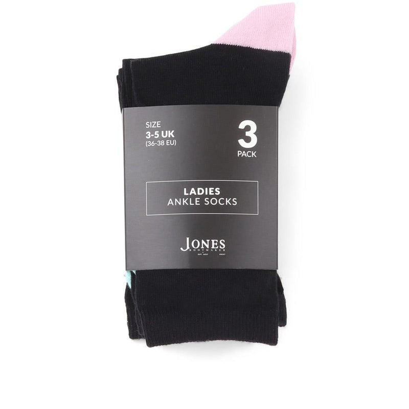 3 Pack Basic Ankle Socks - EKIN36509 / 323 571