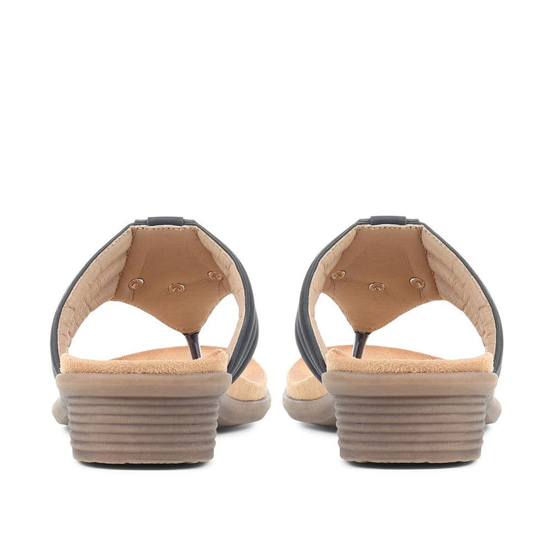 Heeled Toe-Post Sandals - BAIZH37077 / 323 511