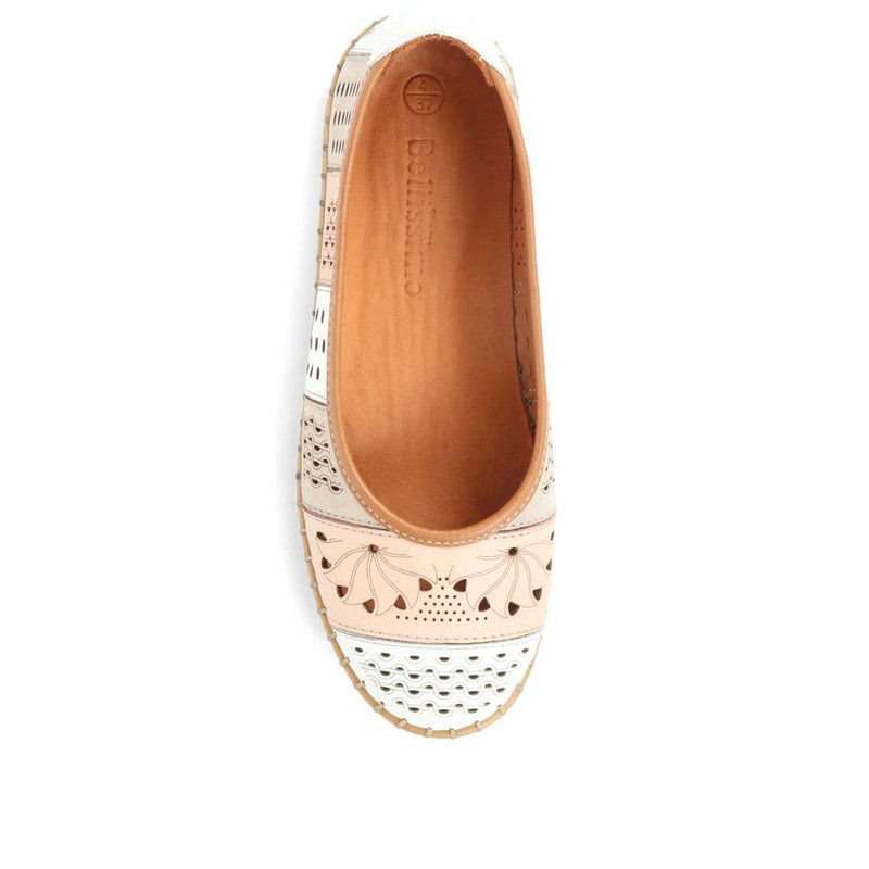 Flat Leather Ballerina Shoes - BELMETIN31009 / 317 955