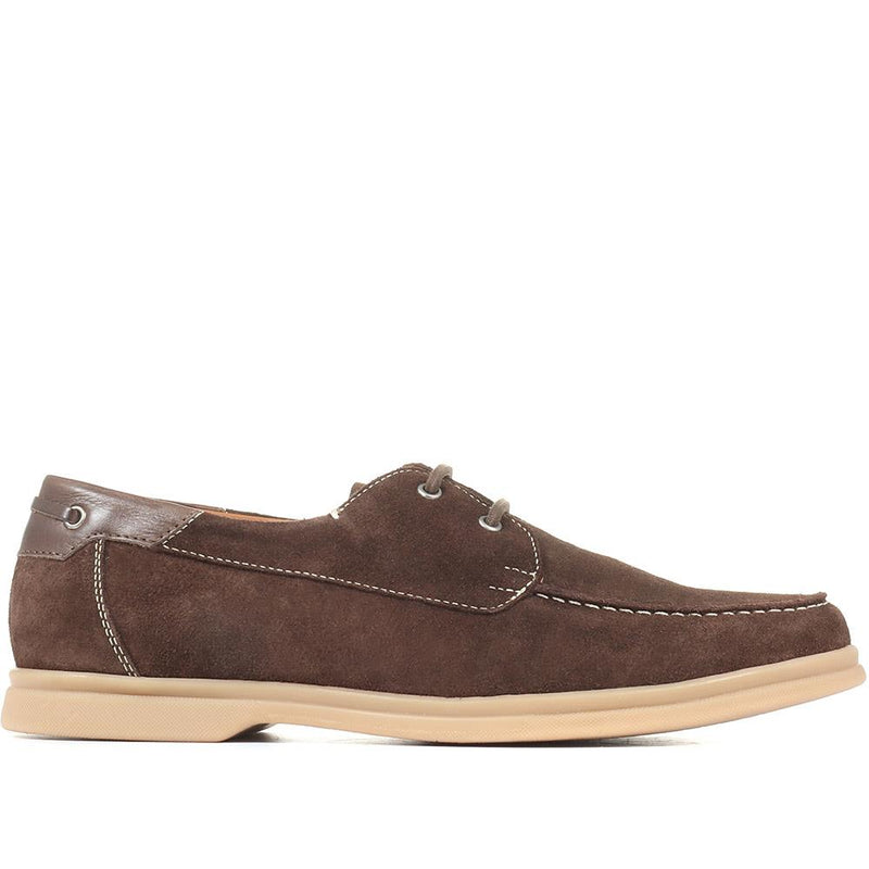 Quay Suede Leather Boat Shoes - QUAY / 321 688