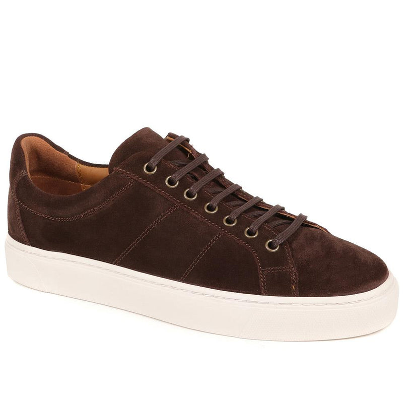 Tyne Vibram Leather Trainers - TYNE / 323 410