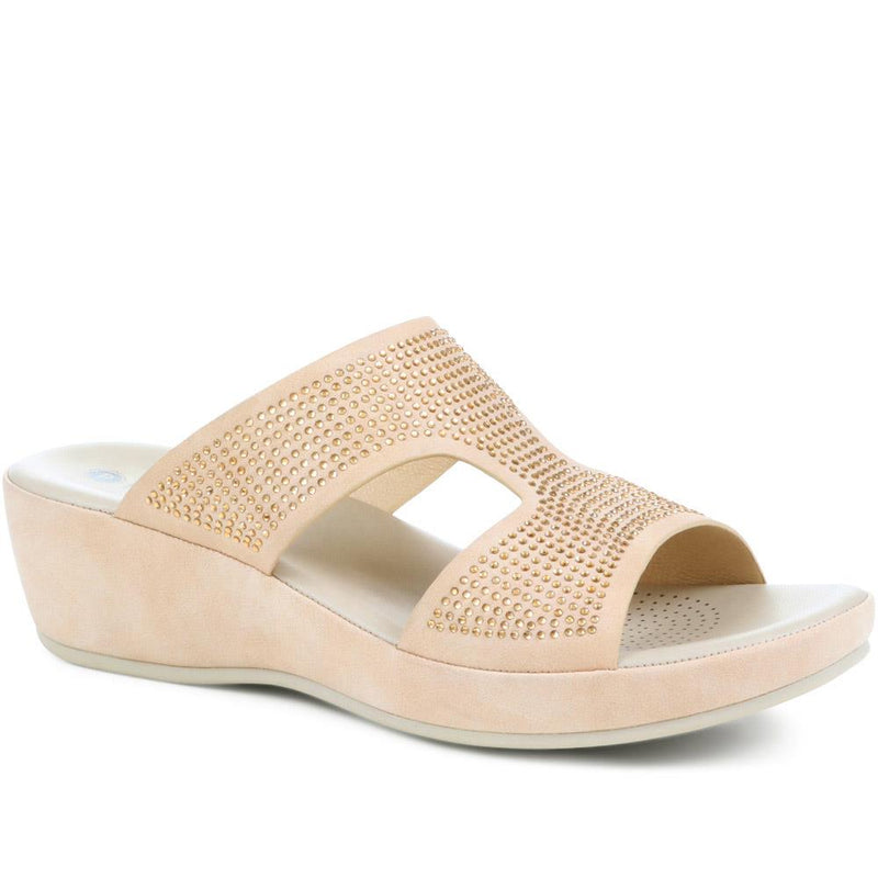 Wedge Mule Sandals - BAIZH37003 / 323 455