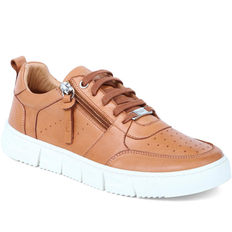 Amaya Chunky Leather Trainers - AMAYA / 323 644