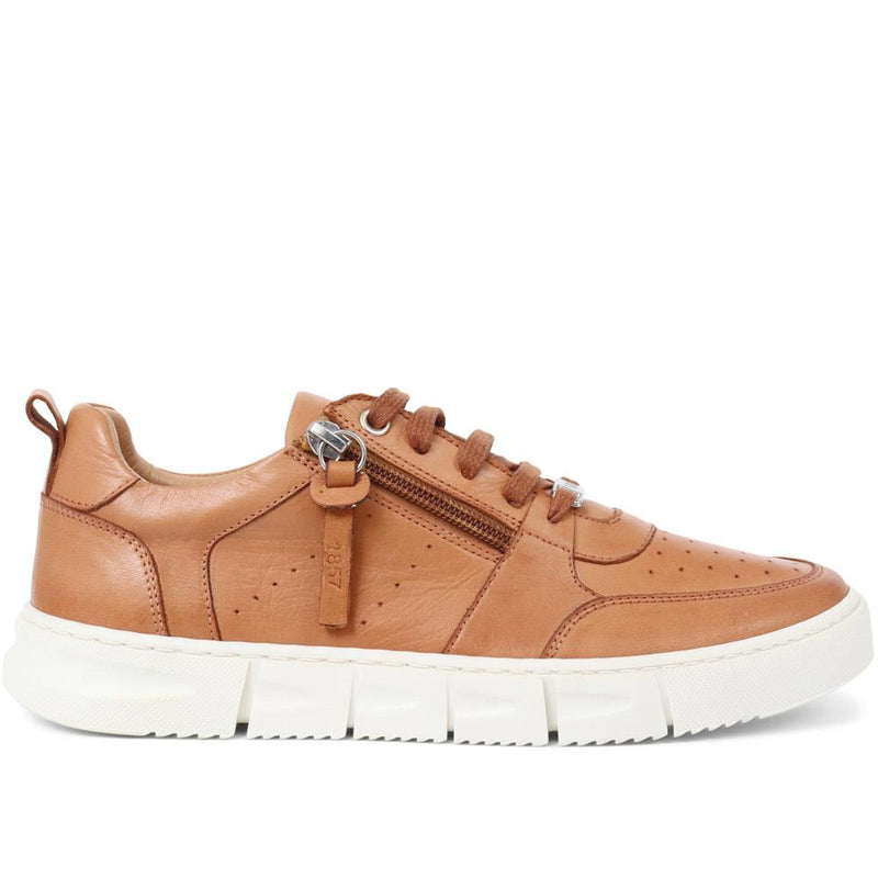 Amaya Chunky Leather Trainers - AMAYA / 323 644