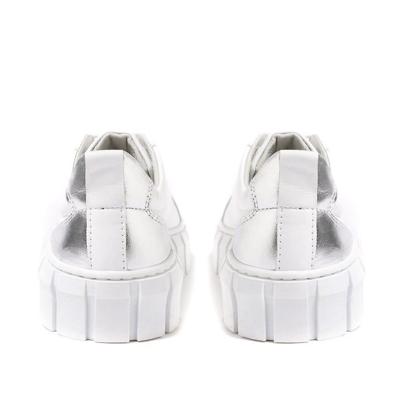 Stefani Leather Platform Trainers - STEFANI / 323 701