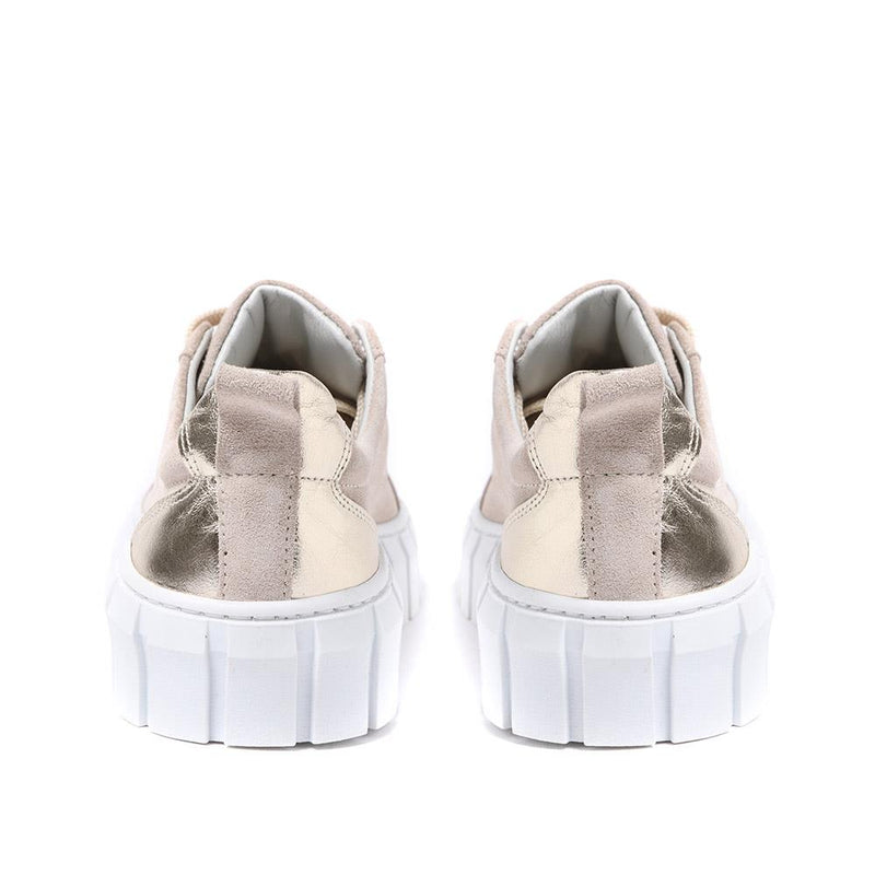 Stefani Leather Platform Trainers - STEFANI / 323 701