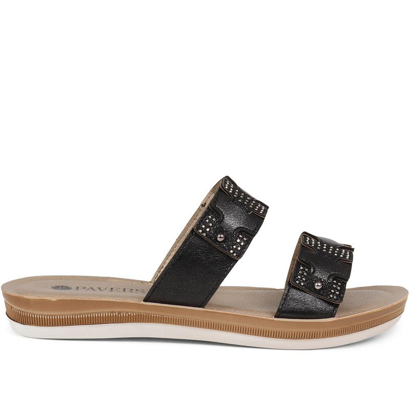 Two Strap Mule Sandals - INB37035 / 323 595