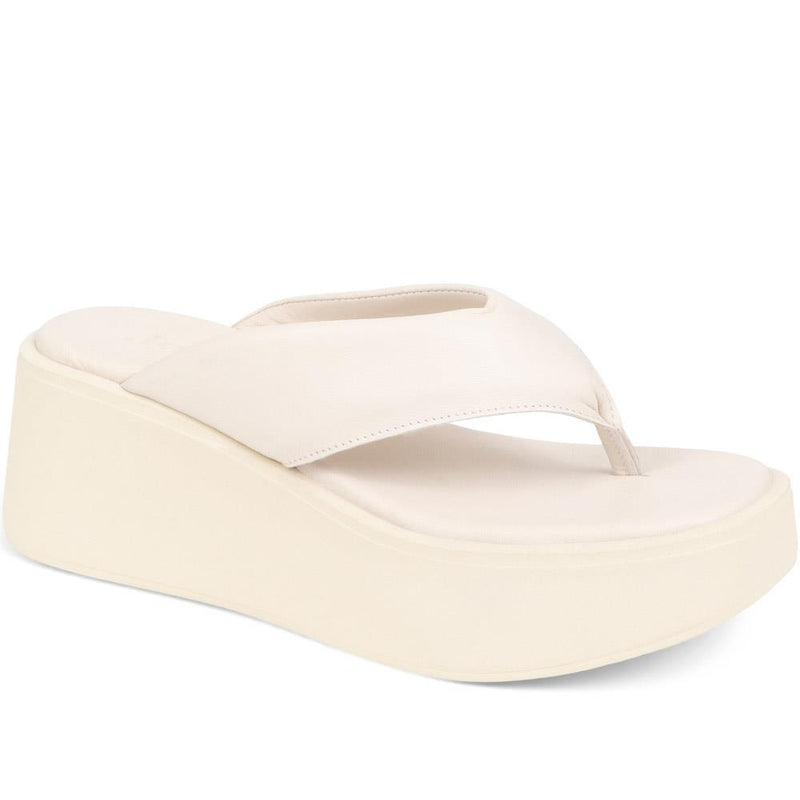 Platform Toe Post Sandals - ELYSSA / 323 849