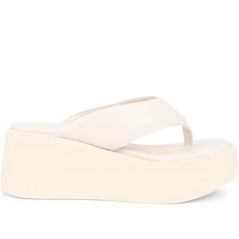 Platform Toe Post Sandals - ELYSSA / 323 849