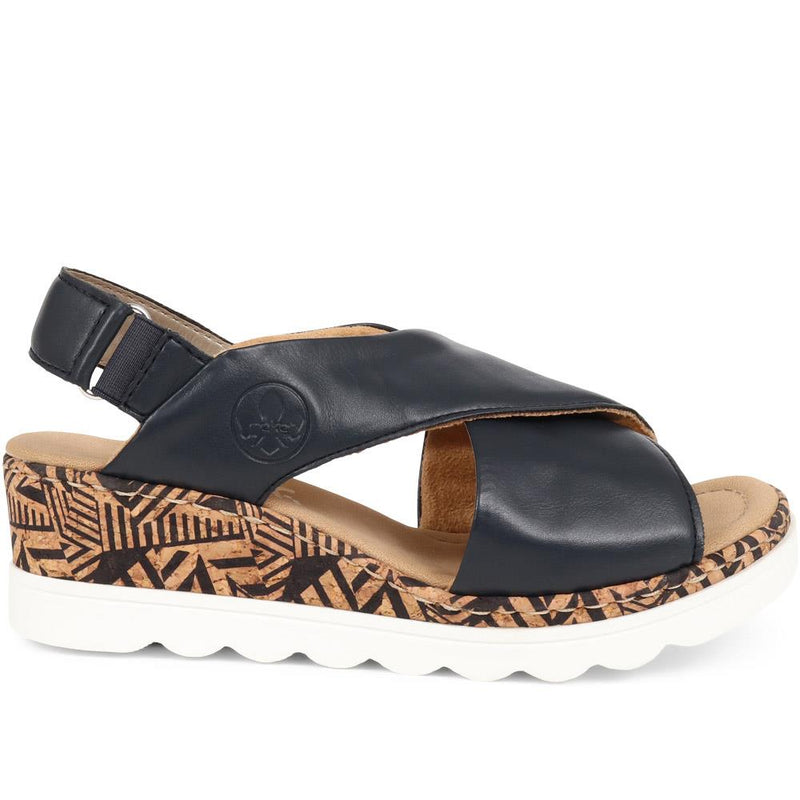 Slip-on Wedge Sandals - RKR37529 / 323 730