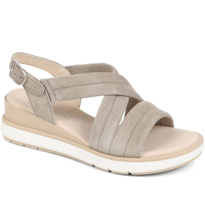 Nutmeg Wedge Sandals - GAB37509 / 323 504