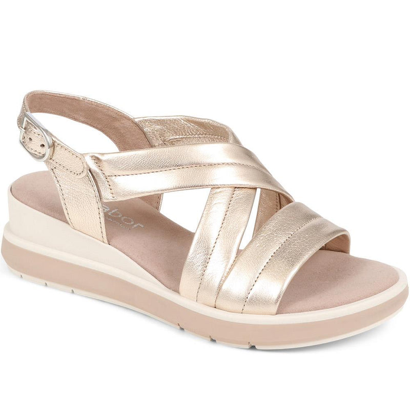 Nutmeg Wedge Sandals - GAB37509 / 323 504