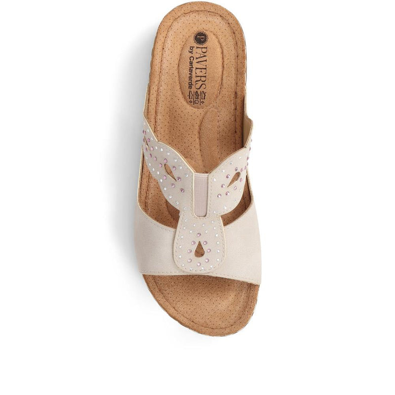 Slip On T-Bar Sandals - SERAY37011 / 324 019