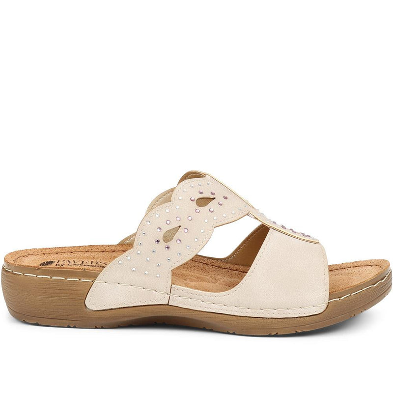 Slip On T-Bar Sandals - SERAY37011 / 324 019