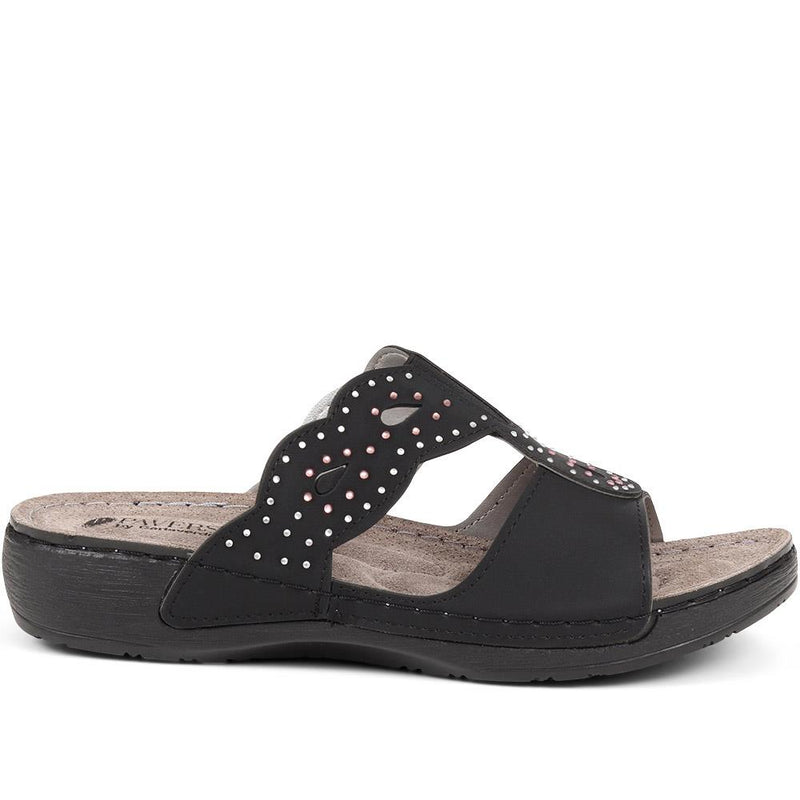 Slip On T-Bar Sandals - SERAY37011 / 324 019