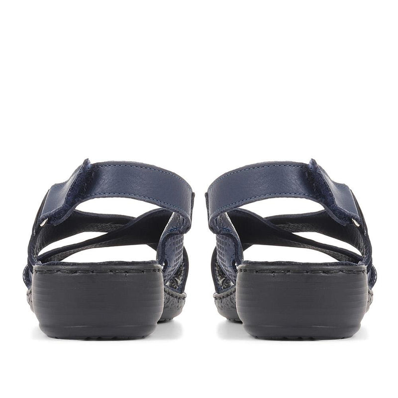 Leather Slingback Sandals - KAP35011 / 322 211