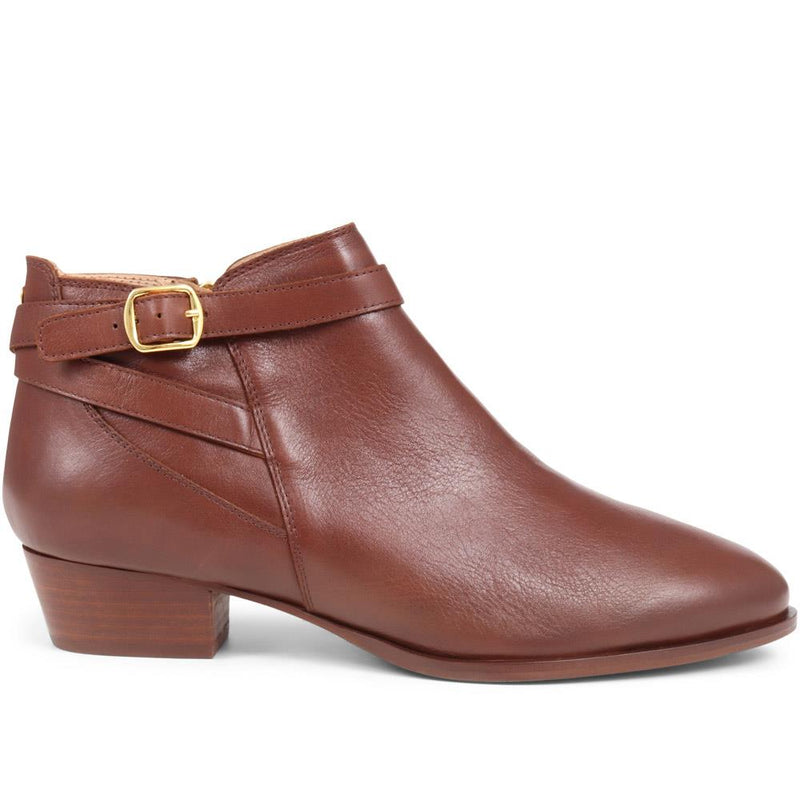 FAIRLOP Leather Heeled Ankle Boots - FAIRLOP / 324 289