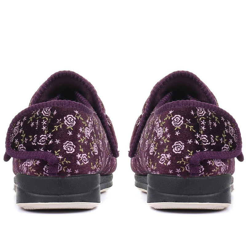 Extra Wide Fit Adjustable Slippers - CATHRINE / 320 261