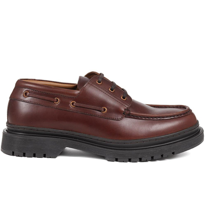 Raymond Leather Boat Shoe - RAYMOND / 324 397