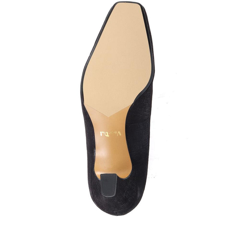 Pointed Toe Leather Court Shoes - GUP38504 / 324 312