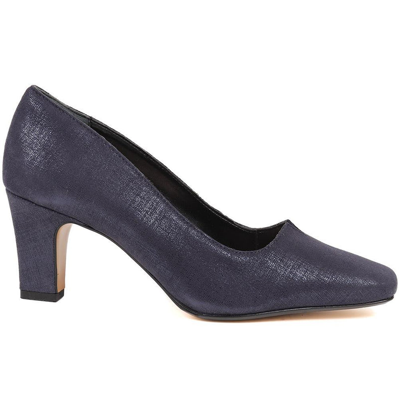 Pointed Toe Leather Court Shoes - GUP38504 / 324 312