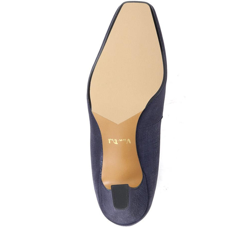 Pointed Toe Leather Court Shoes - GUP38504 / 324 312