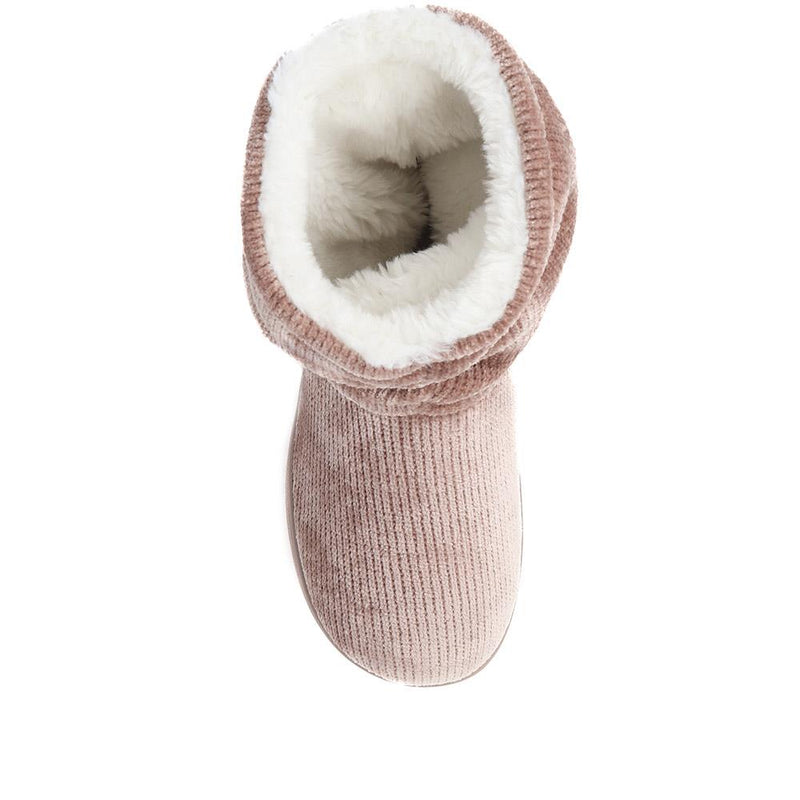 Knitted Slipper Boots - QING36025 / 322 966