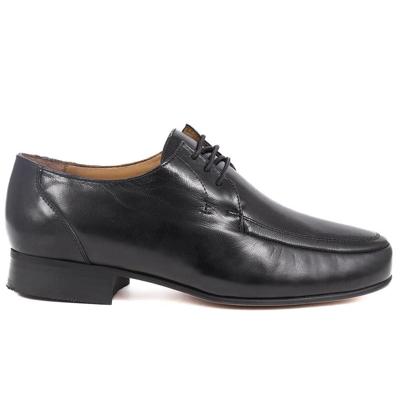 Glazed Leather Lace-Up Shoes - BHA38007 / 324 858