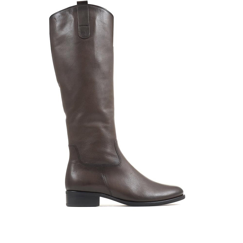 Brook Slim Calf Fit Leather Riding Boots - GAB28507 / 313 145