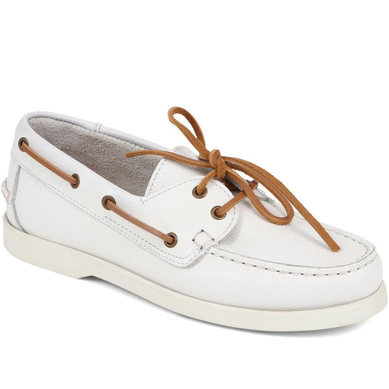 Patrizia Leather Boat Shoes - PATRIZIA / 322 369