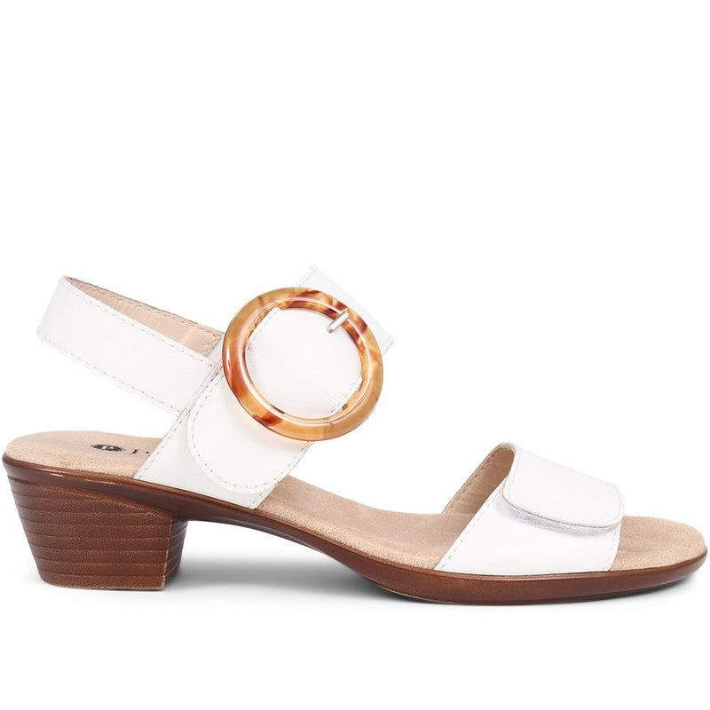 Touch-Fasten Heeled Sandals  - WBINS39037 / 325 053