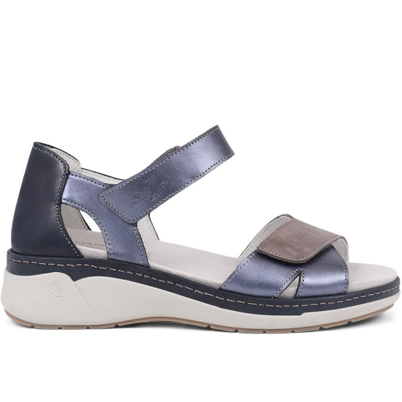 Leather Touch-Fasten Sandals  - CAL39001 / 325 185