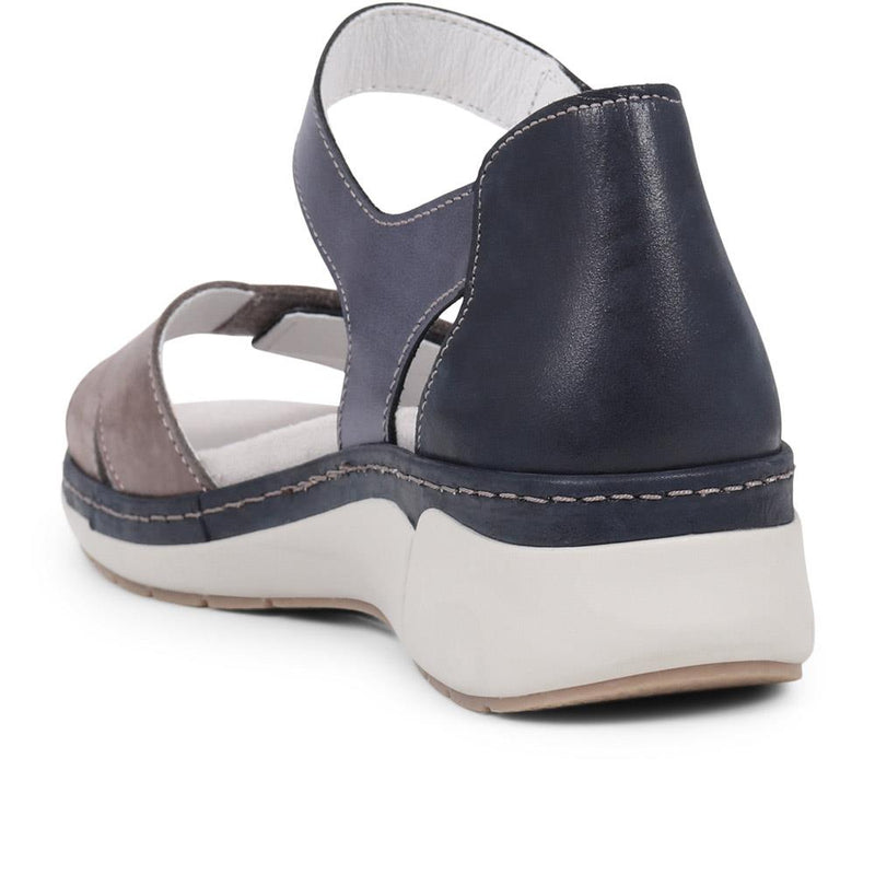 Leather Touch-Fasten Sandals  - CAL39001 / 325 185