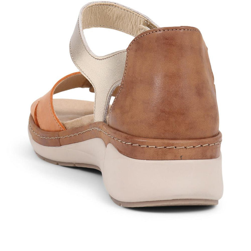 Leather Touch-Fasten Sandals  - CAL39001 / 325 185