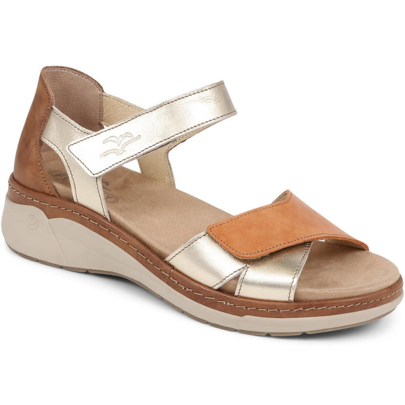 Leather Touch-Fasten Sandals  - CAL39001 / 325 185